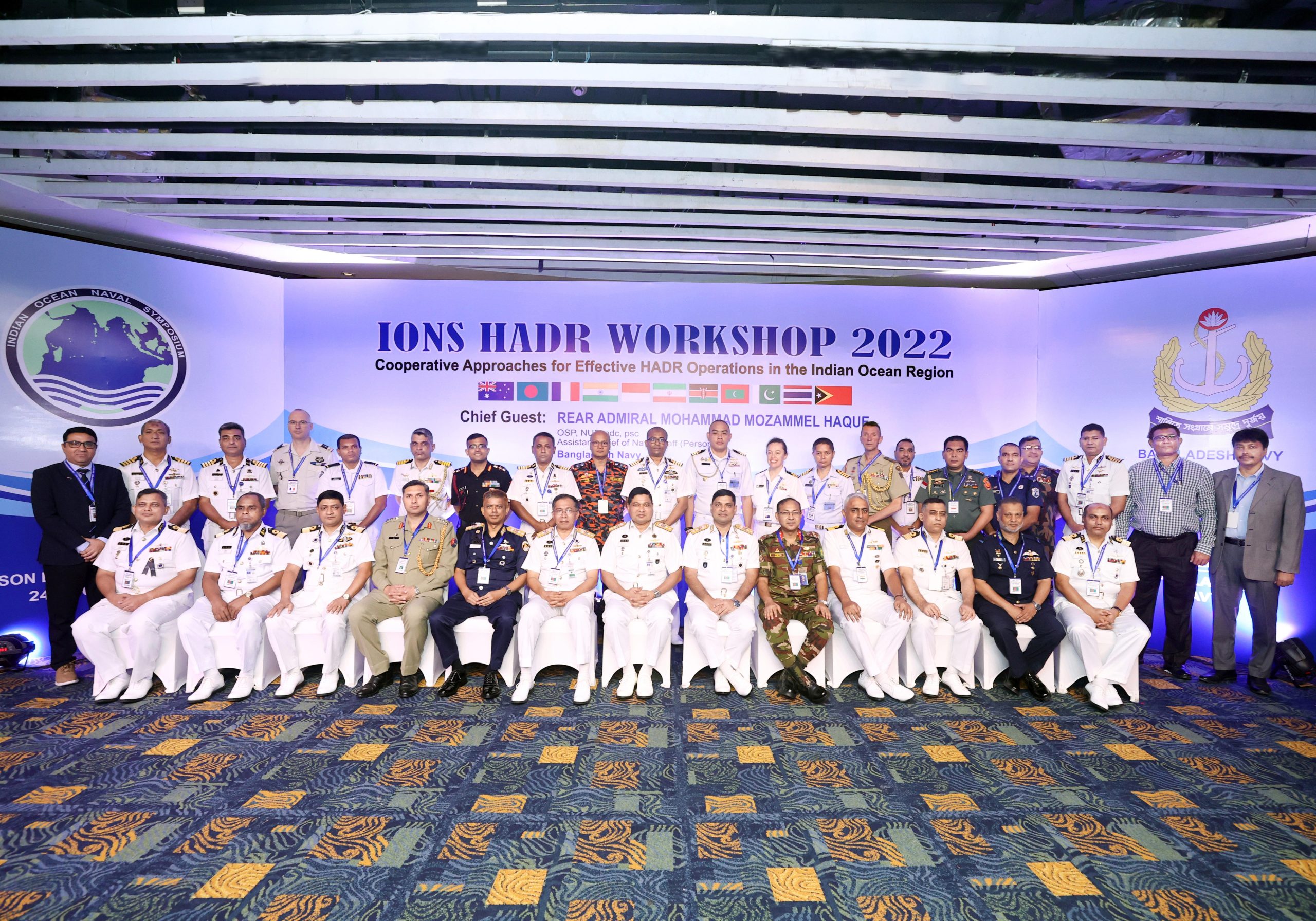 IONS Working Group Meeting on HADR, Aug 2022, Dhaka, Bangladesh