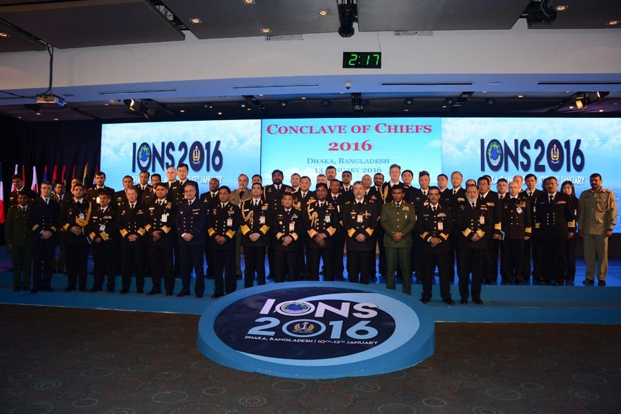 5th IONS Conclave of Chiefs, 10-13 Jan 2016, Dhaka, Bangladesh